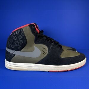 Nike SB Paul Rodriguez 7 High Top Men's Size 11 Black Olive Crimson 616355-036‎